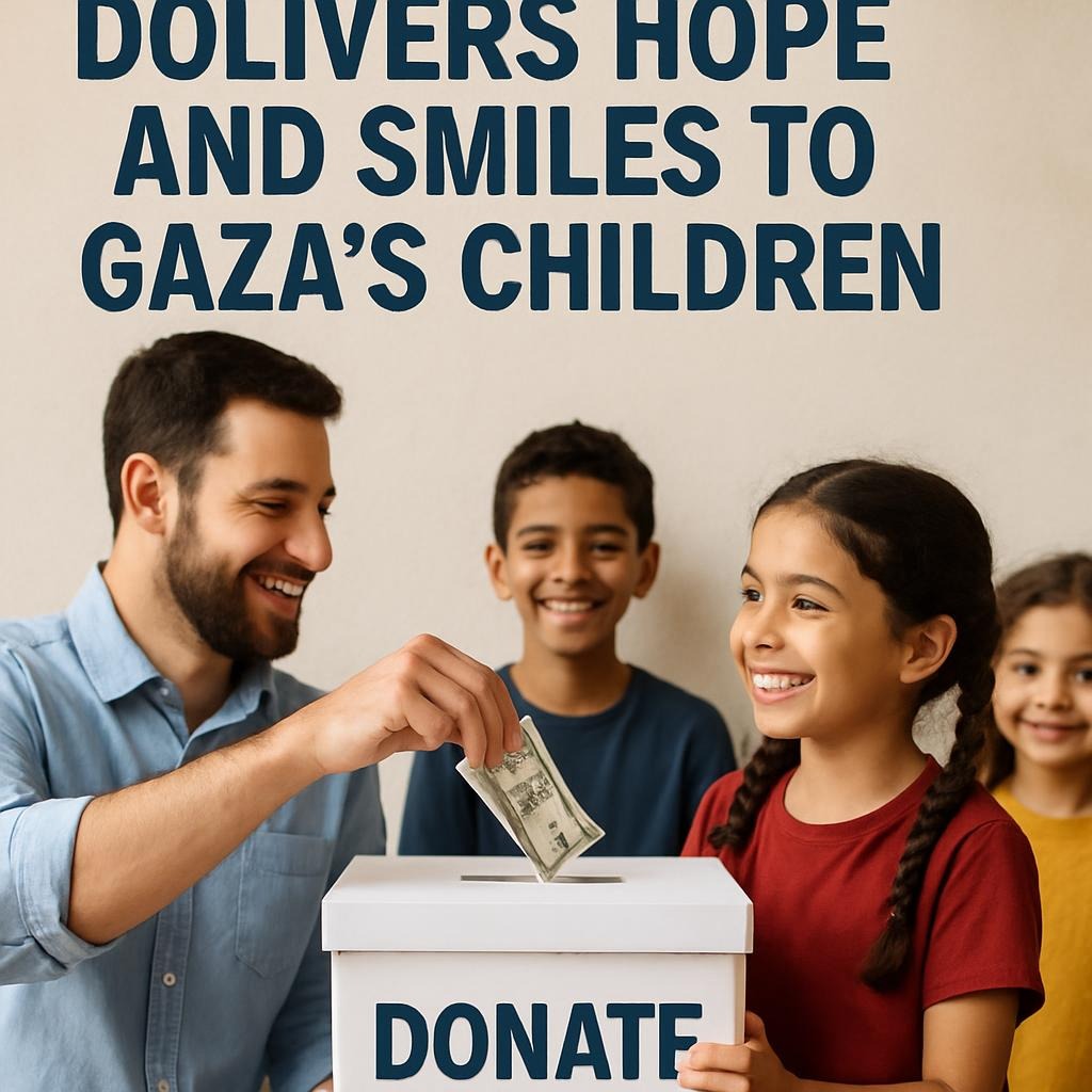 Your Donation Delivers Hope and Smiles to Gaza's Children