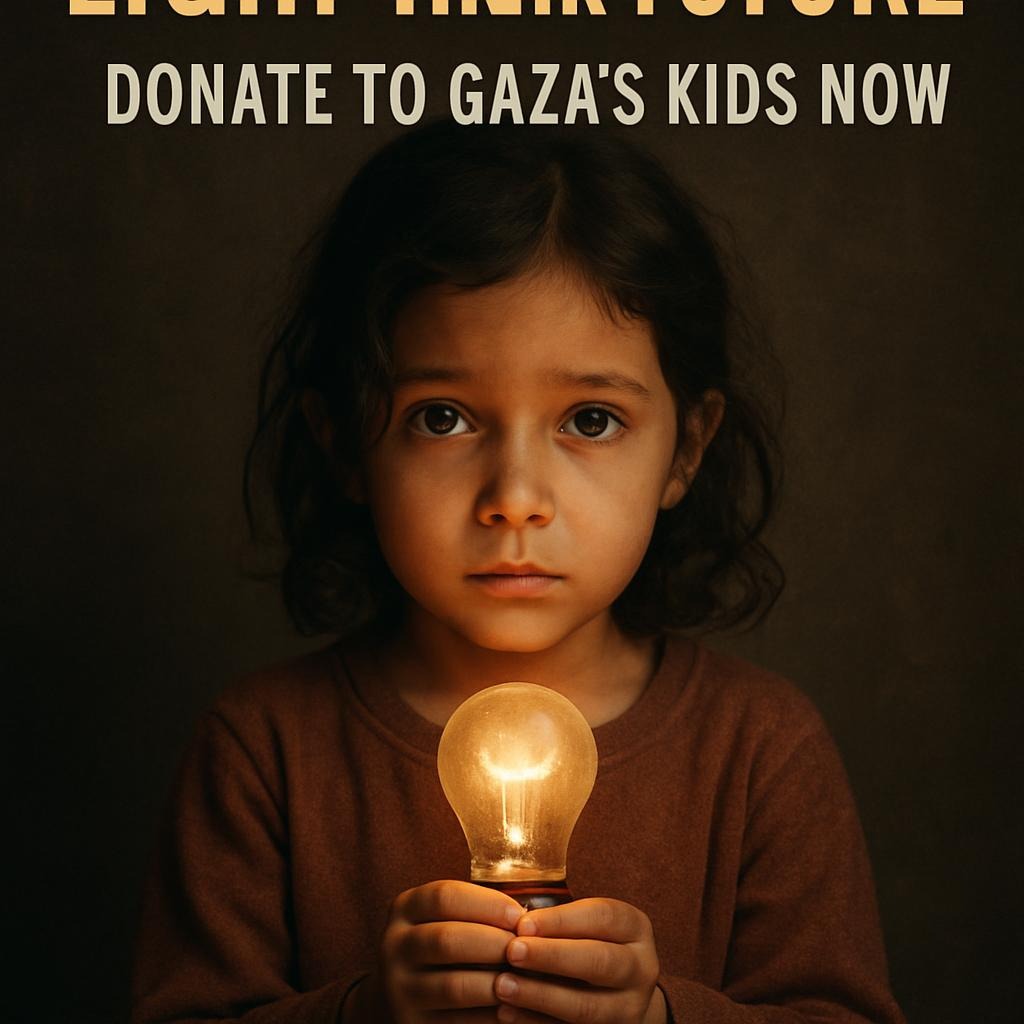 Light Their Future: Donate to Gaza’s Kids Now