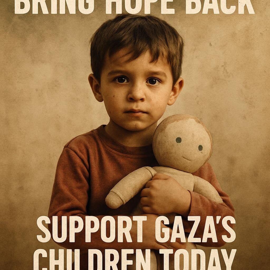 Bring Hope Back: Support Gaza’s Children Today