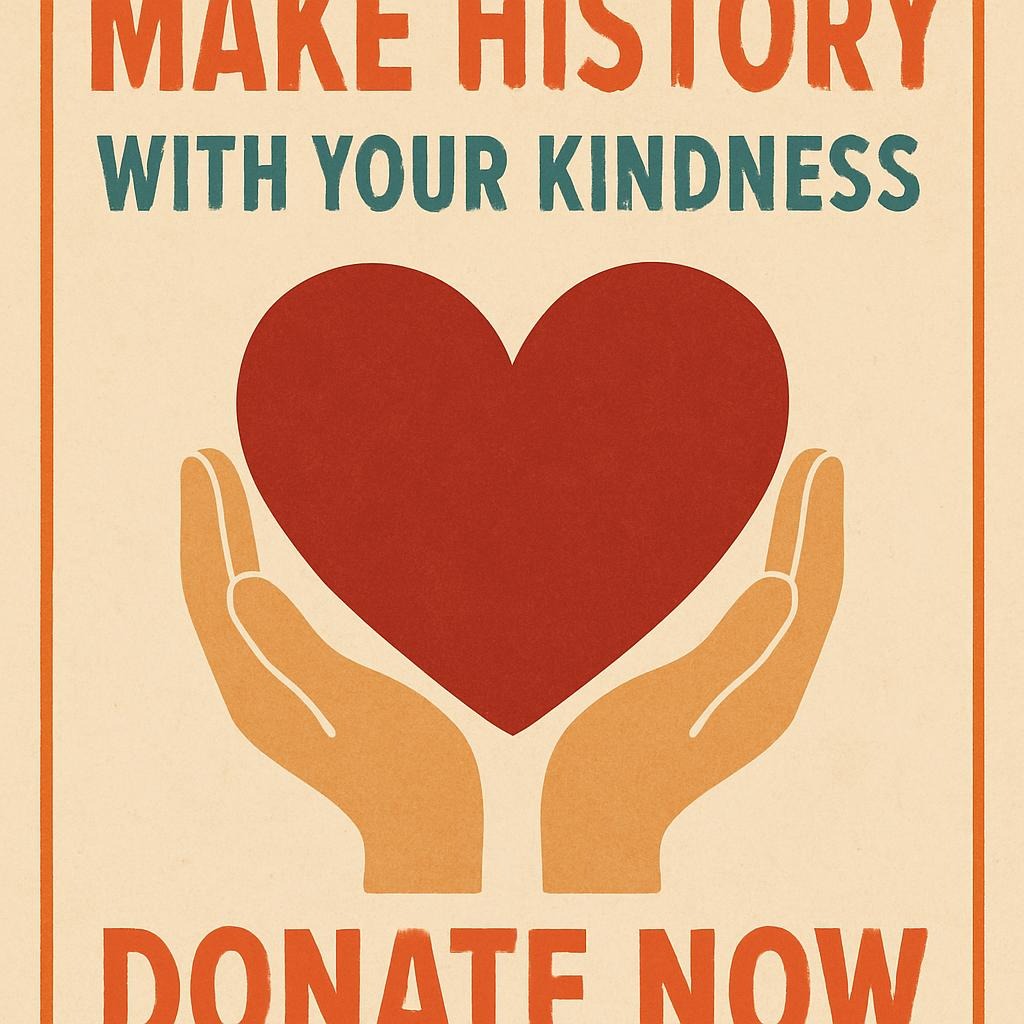 Make History with Your Kindness—Donate Now