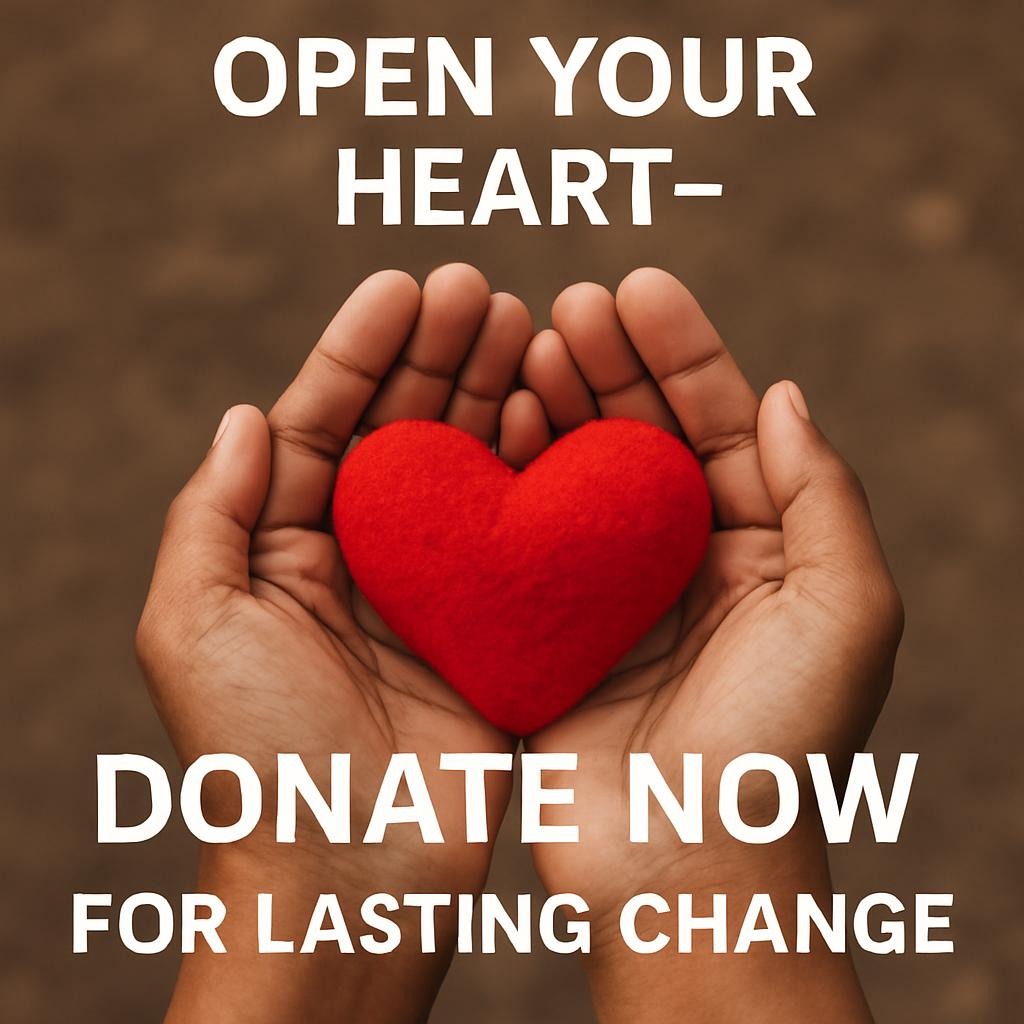 Open Your Heart—Donate Now for Lasting Change