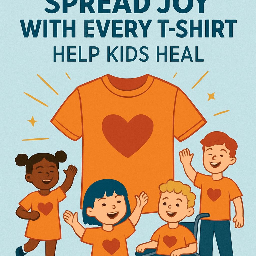 Spread Joy with Every T-Shirt — Help Kids Heal