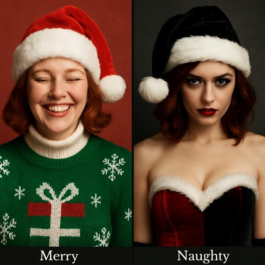 From Merry to Naughty — Choose Your Holiday Persona