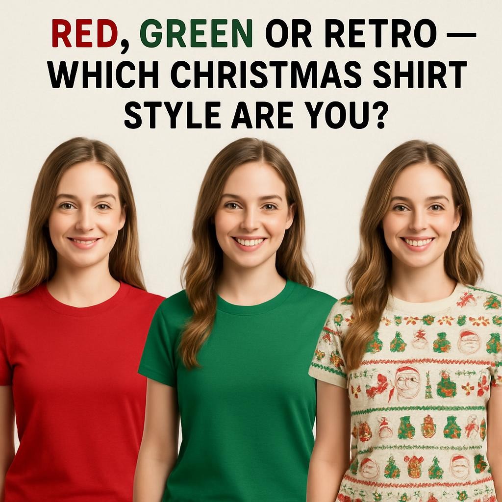 Red, Green or Retro — Which Christmas Shirt Style Are You?