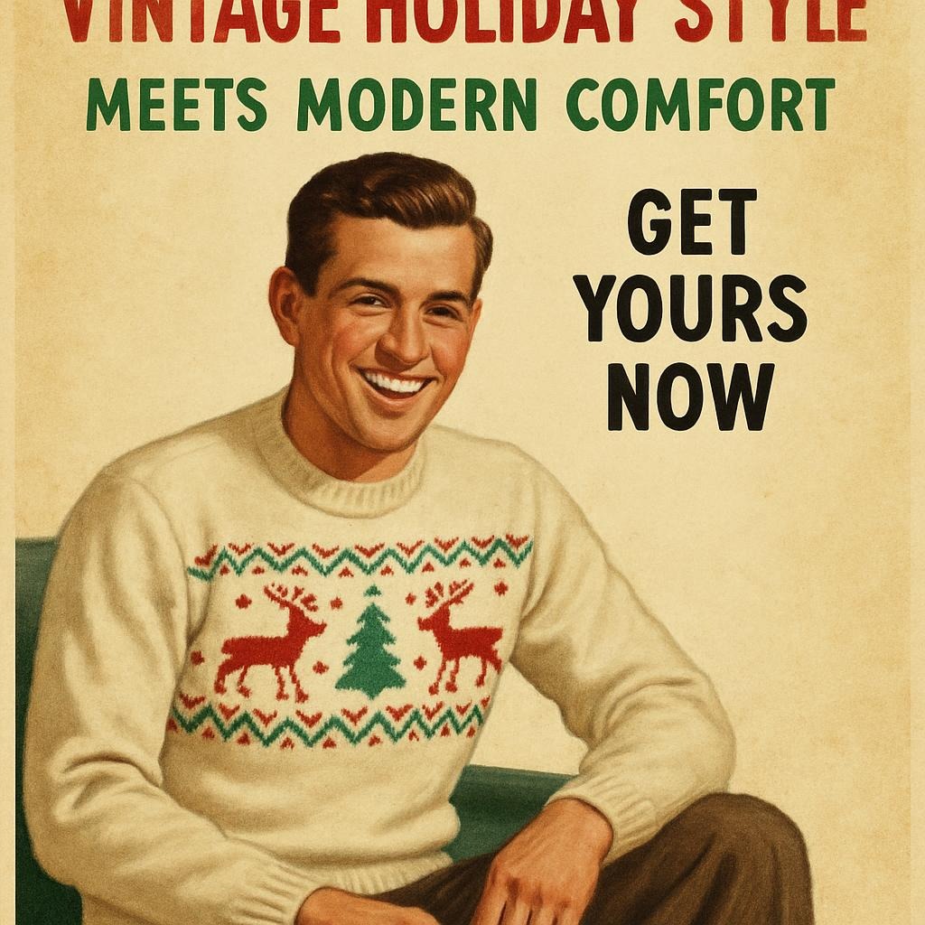 Vintage Holiday Style Meets Modern Comfort: Get Yours Now