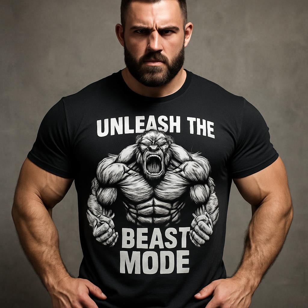 Unleash the Beast Mode – Bold Mens T Shirts for Lifters