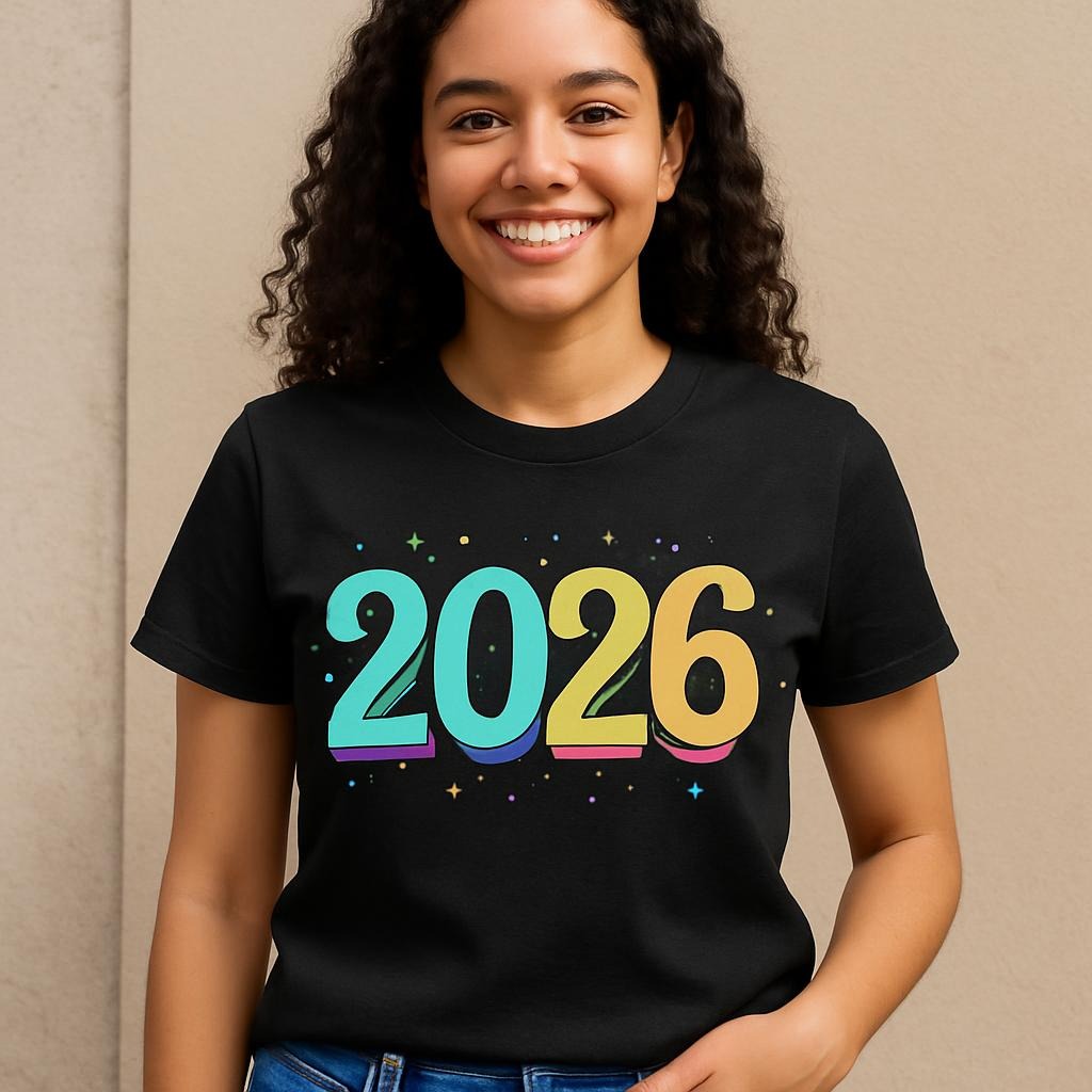 Step into 2026 in Style — Grab Your New Year Tee Now!