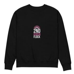 Stylish Second-Grade Flock-Print Unisex eco sweatshirt