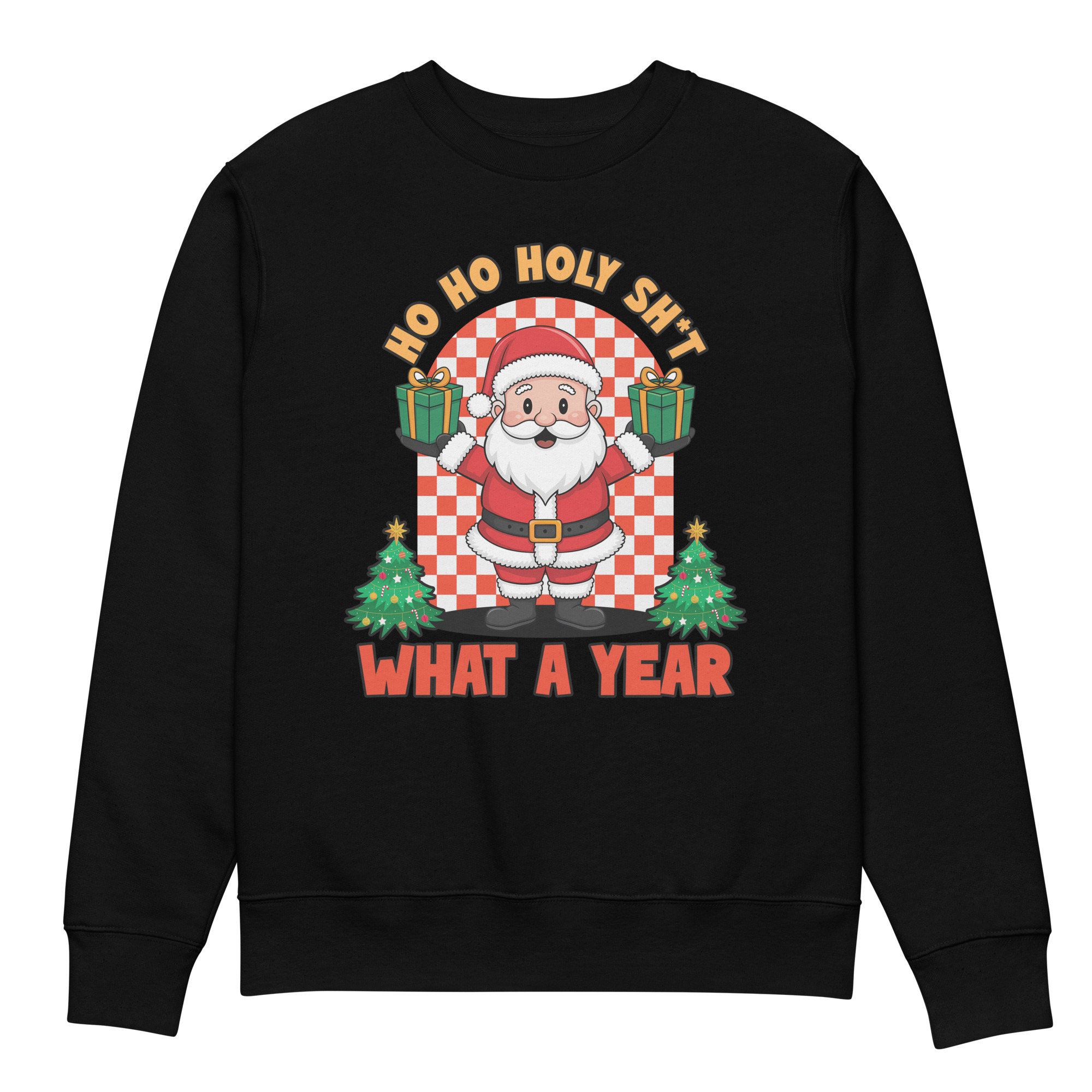 Ho ho holy shit What a year Unisex eco sweatshirt
