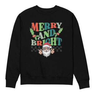 Merry & Bright Unisex eco sweatshirt