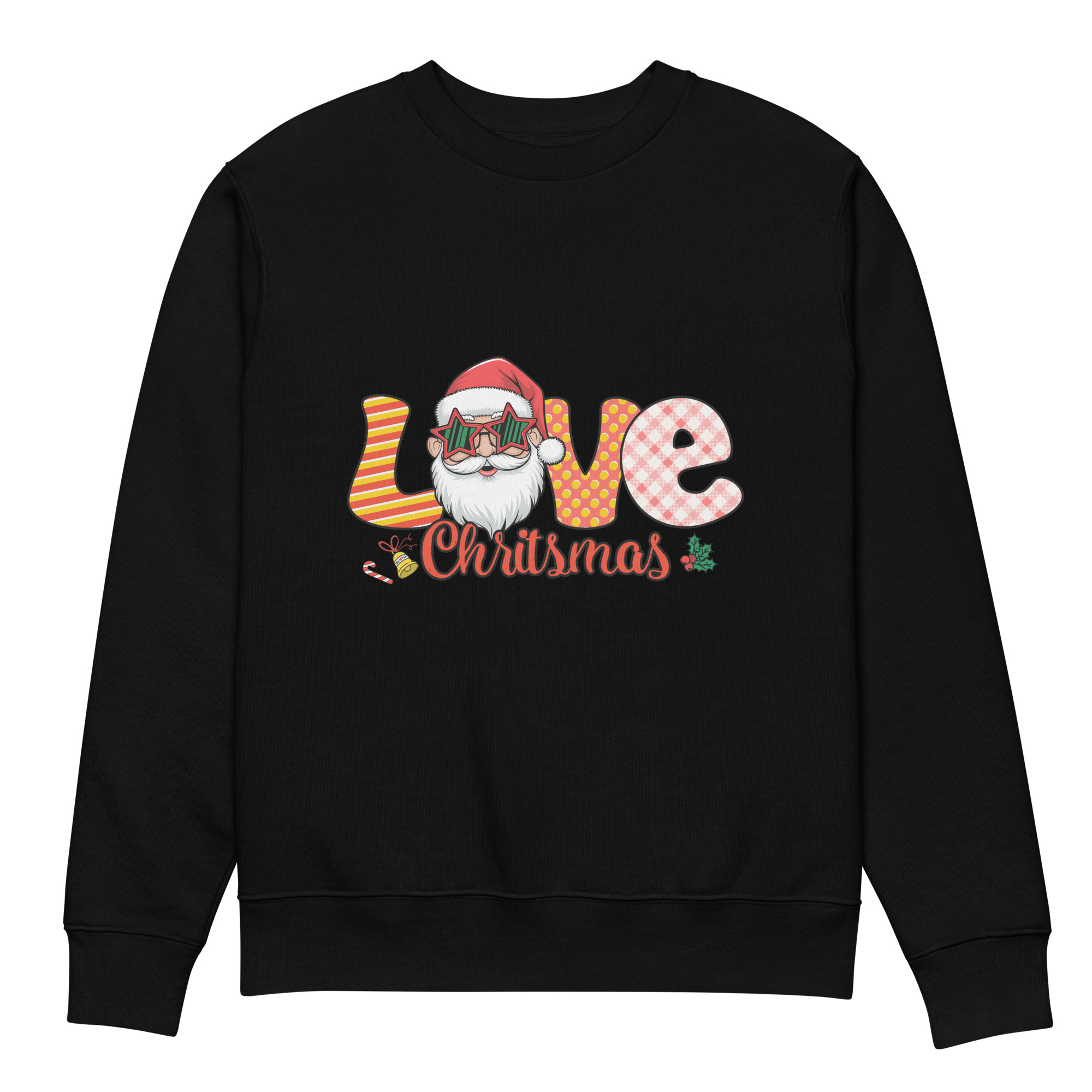 Love Christmas Unisex eco sweatshirt
