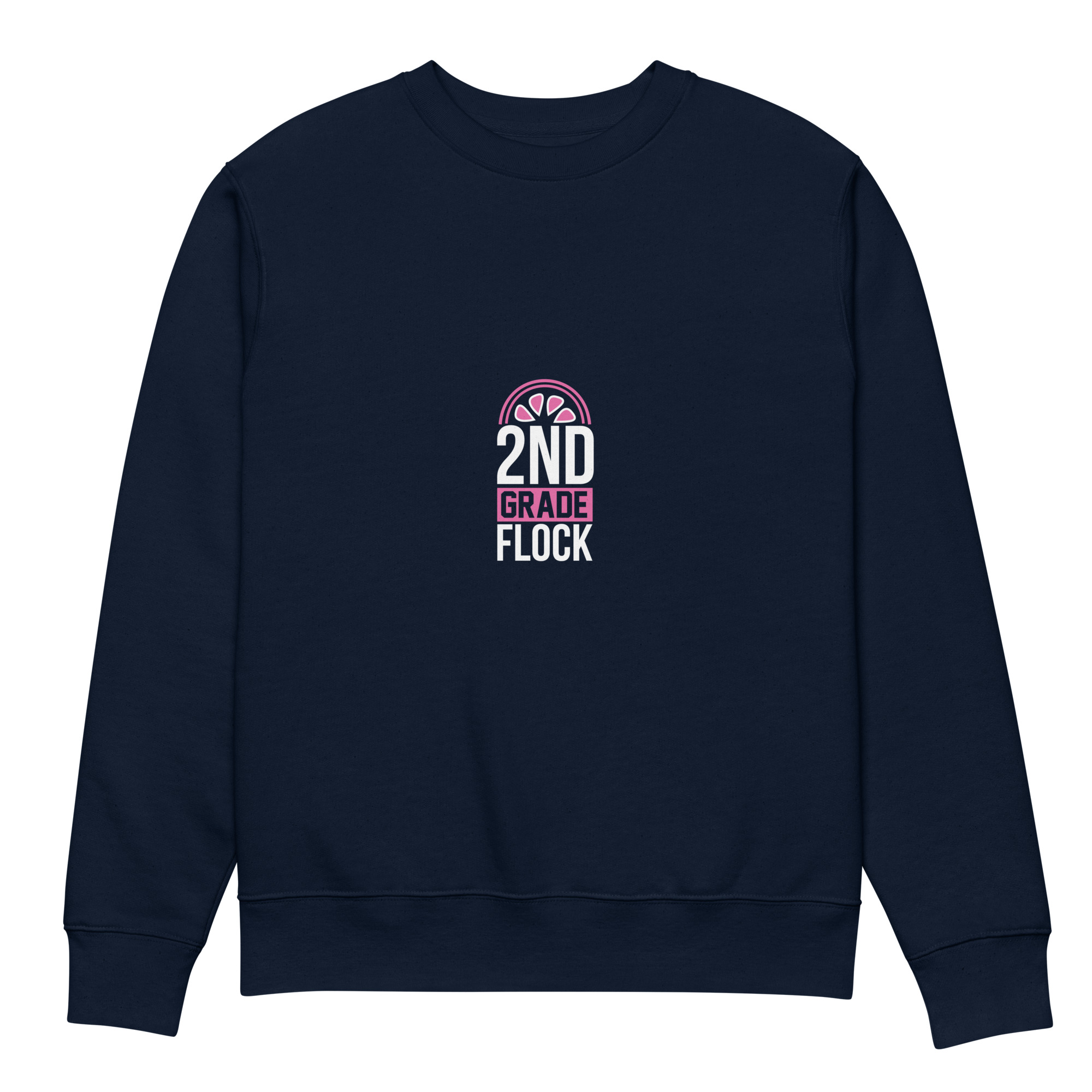 Stylish Second-Grade Flock-Print Unisex eco sweatshirt - Image 3