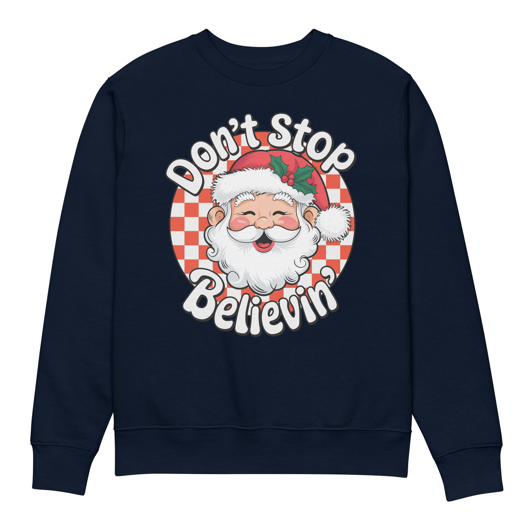Don’t Stop Believin Unisex eco sweatshirt - Image 3