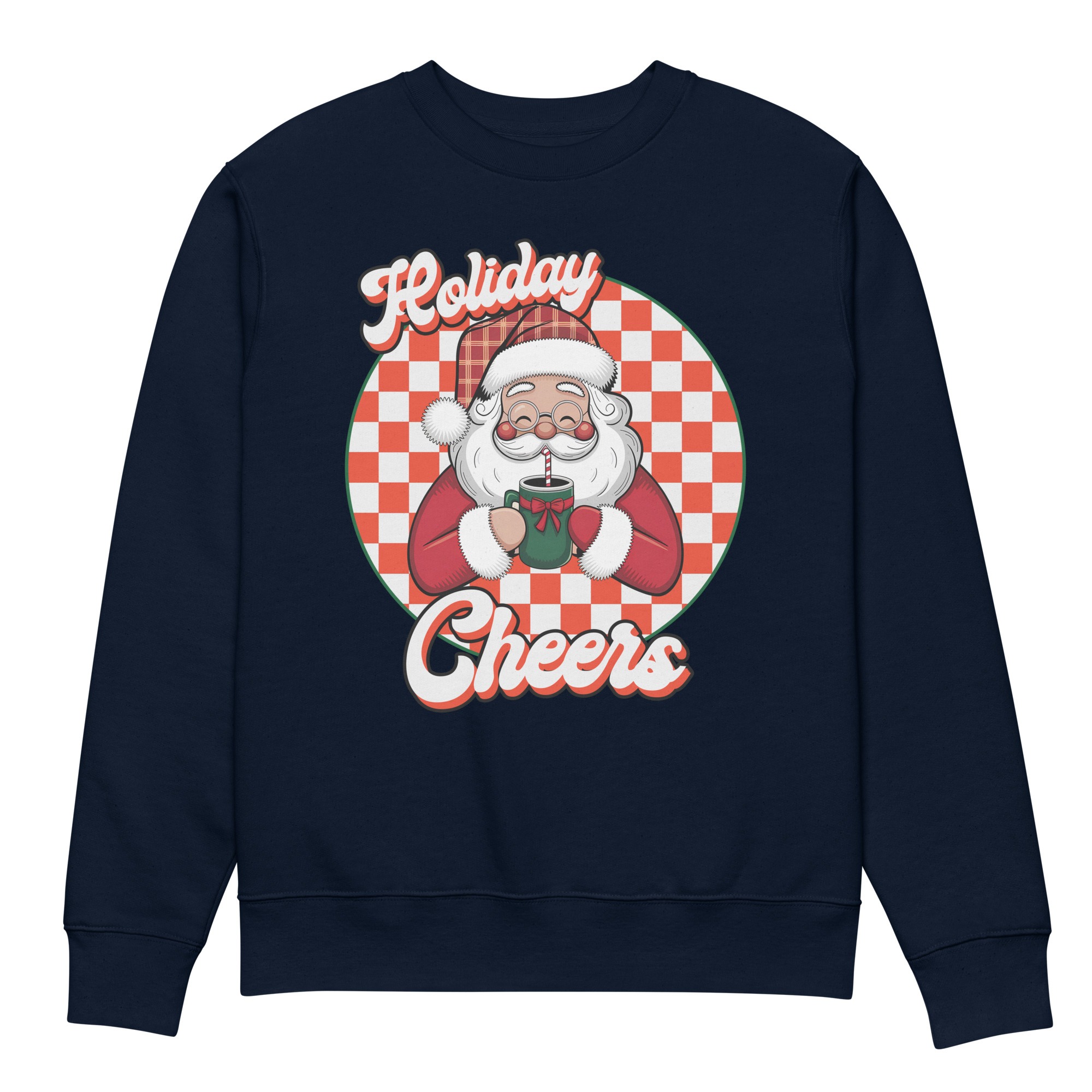 Holiday Cheers Unisex eco sweatshirt - Image 3
