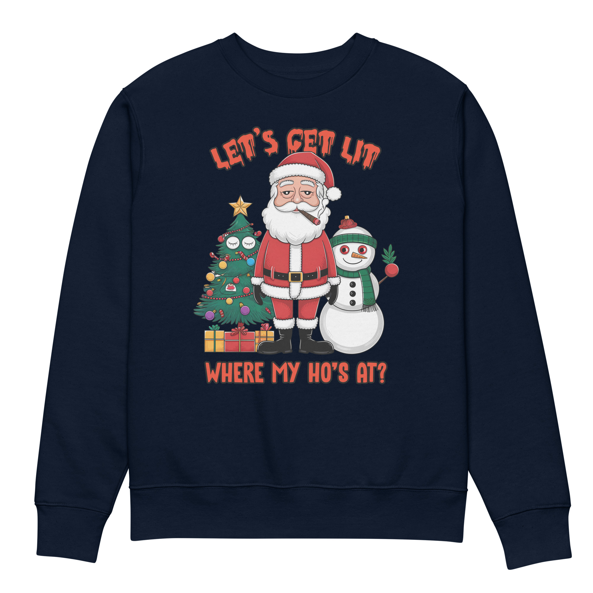 Where My Ho’s At? Unisex Eco Sweatshirt - Image 3