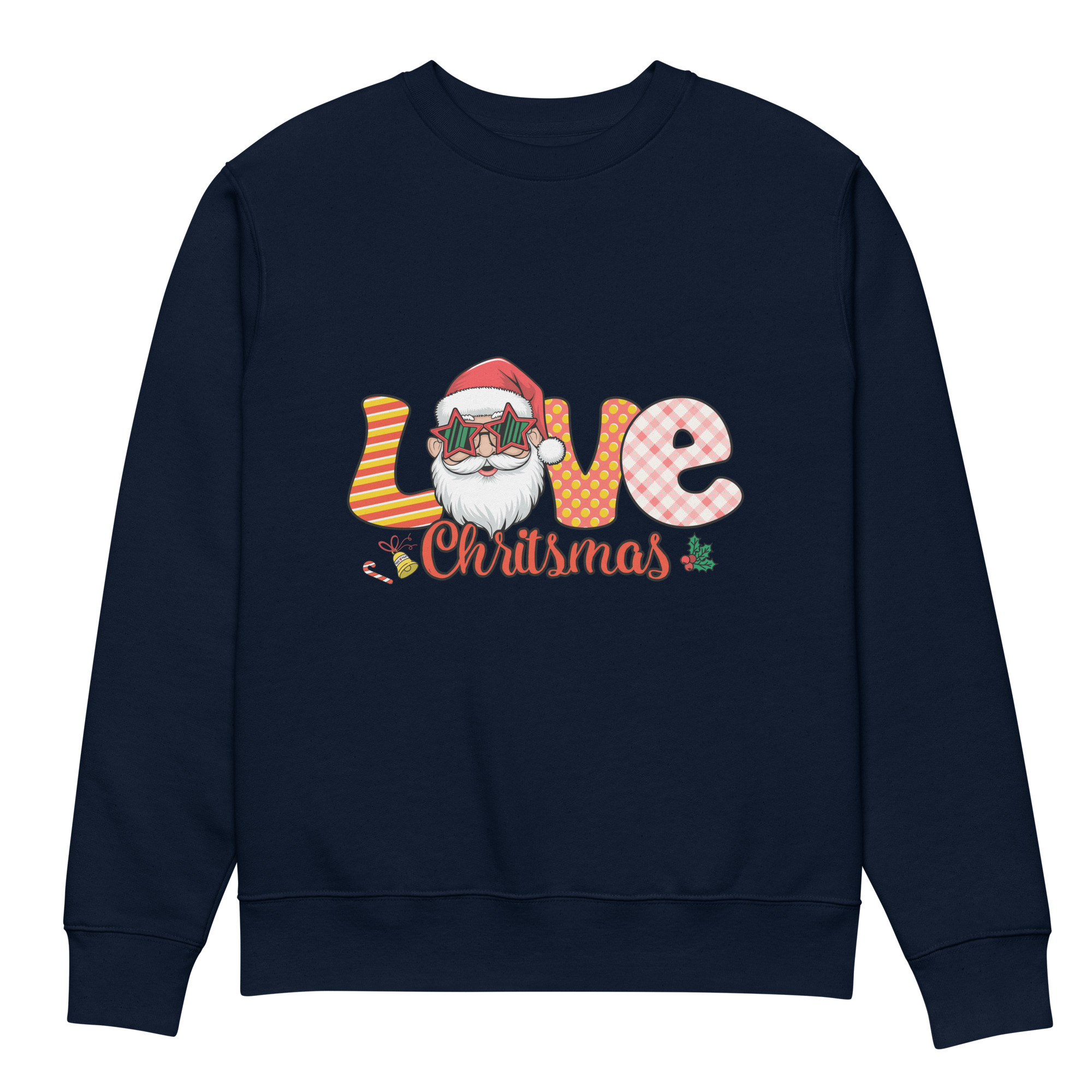 Love Christmas Unisex eco sweatshirt - Image 3