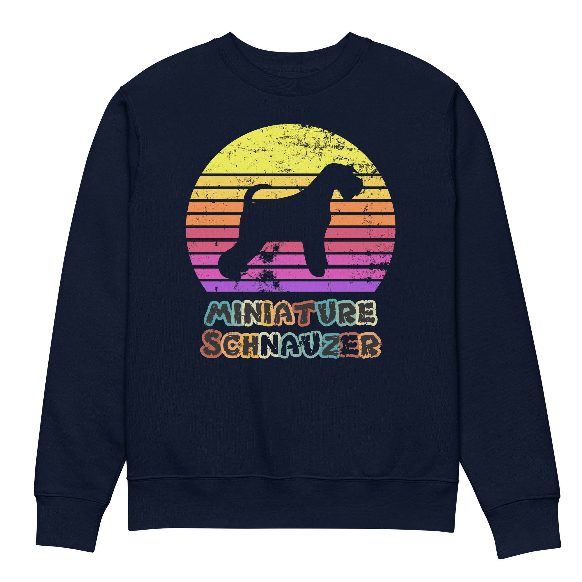 Miniature Schnauzer Unisex Eco Sweatshirt - Image 3