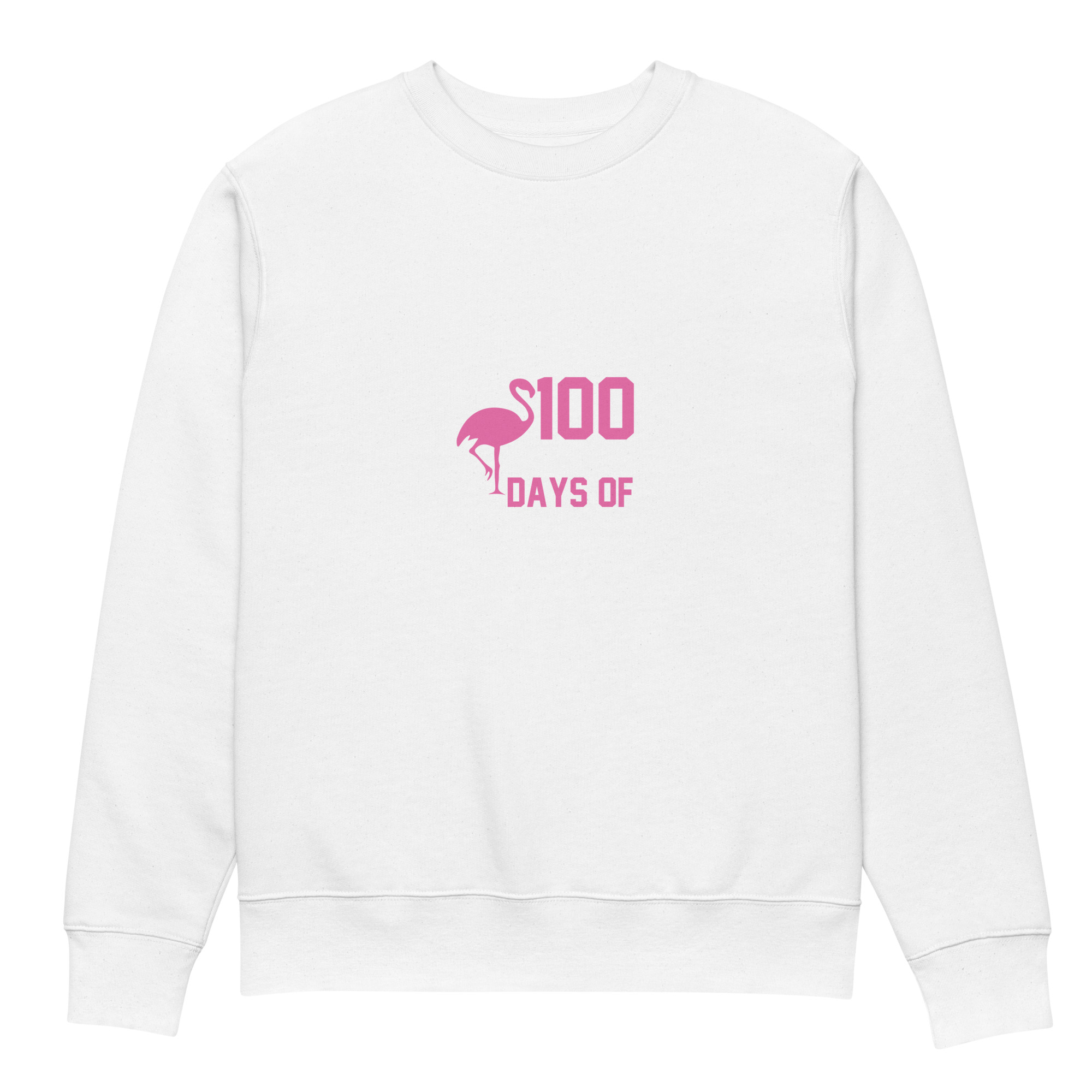 100 Flamazing Days of School Unisex eco sweatshirt - Image 5