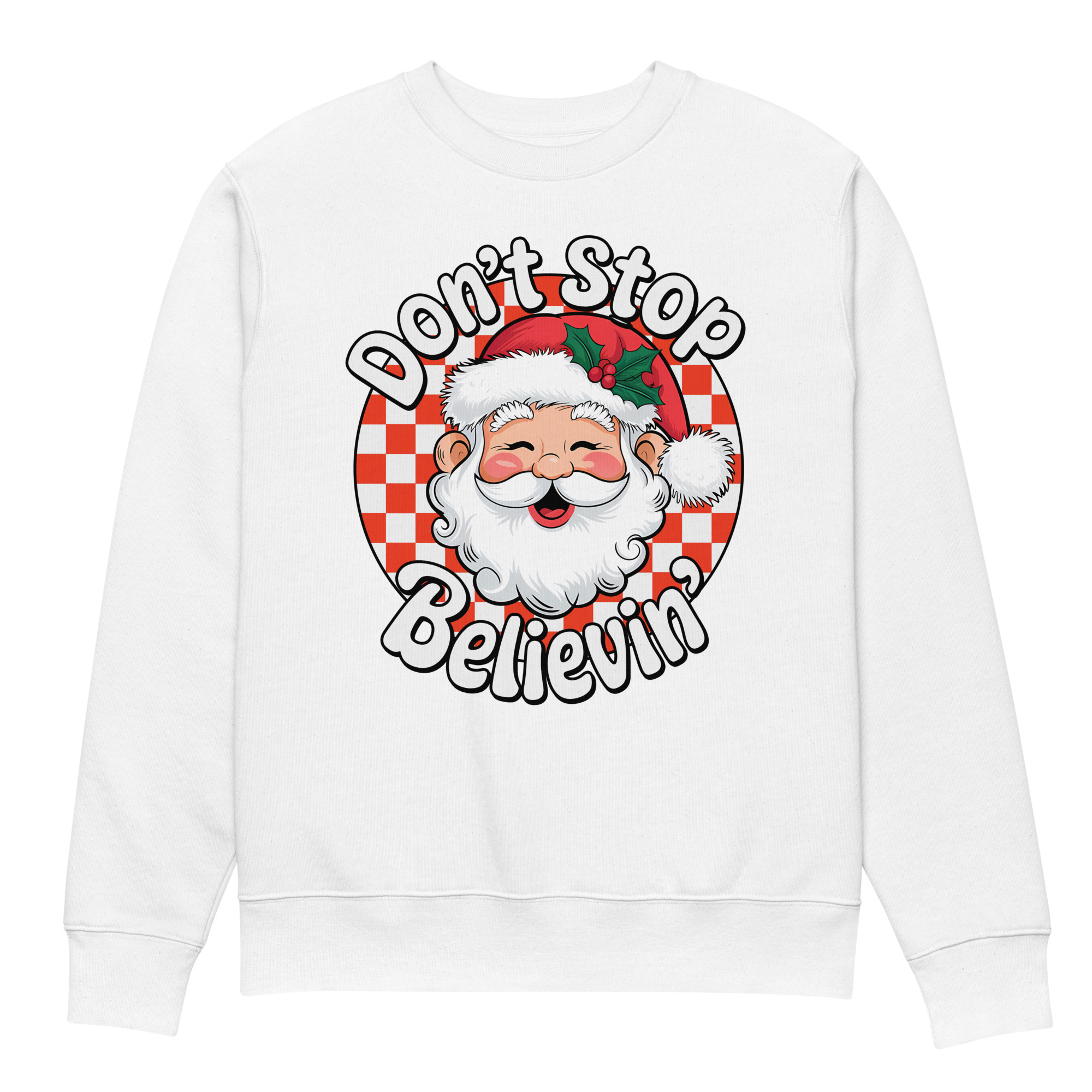Don’t Stop Believin Unisex eco sweatshirt - Image 5