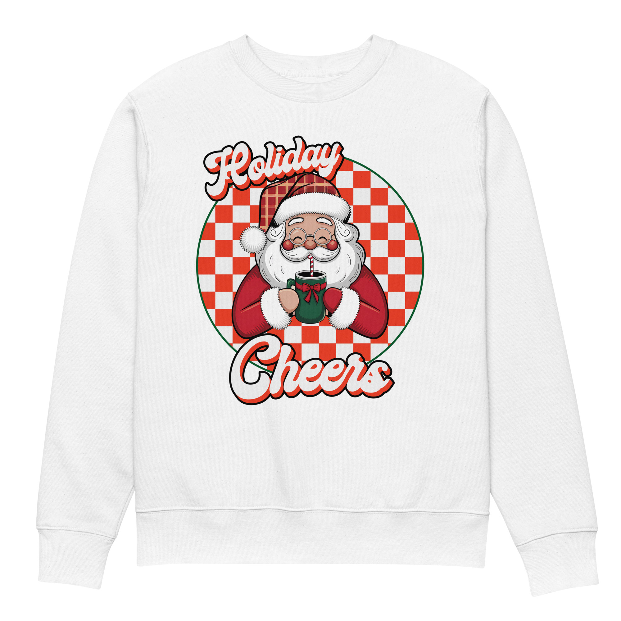 Holiday Cheers Unisex eco sweatshirt - Image 5