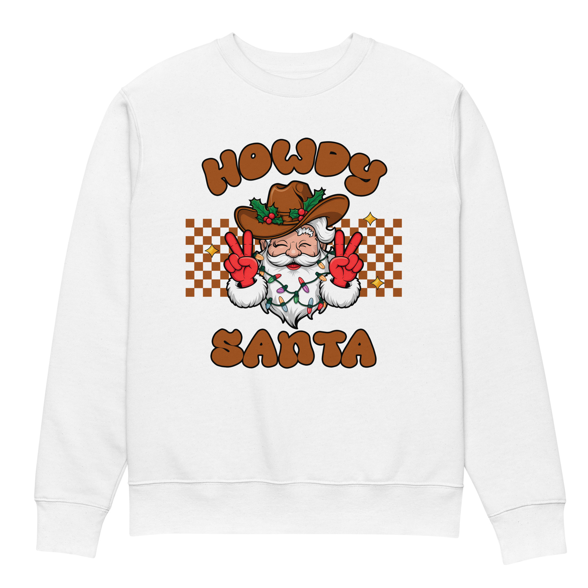 howdy santa Unisex eco sweatshirt - Image 5
