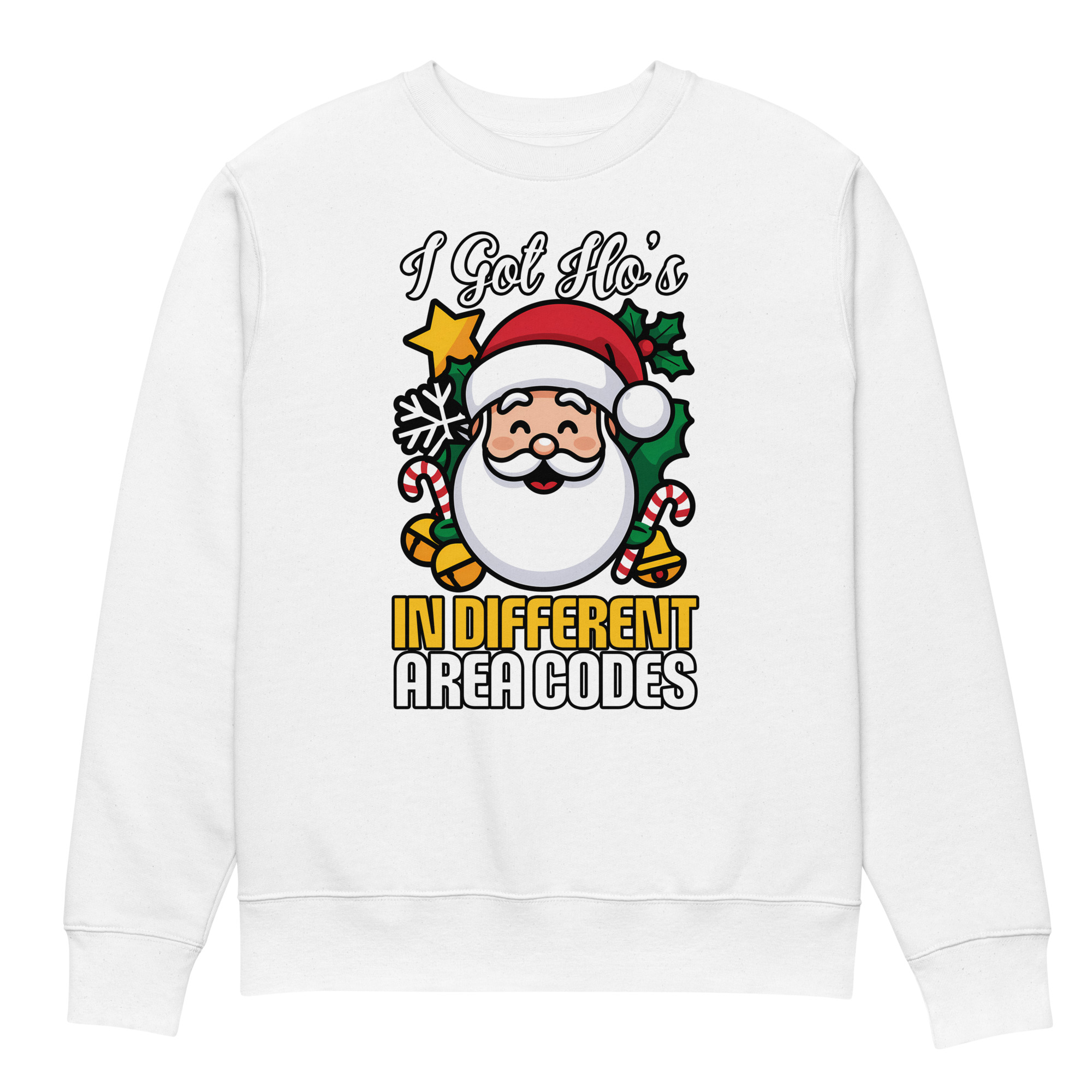 I Got Ho’s Unisex Eco Sweatshirt - Image 5