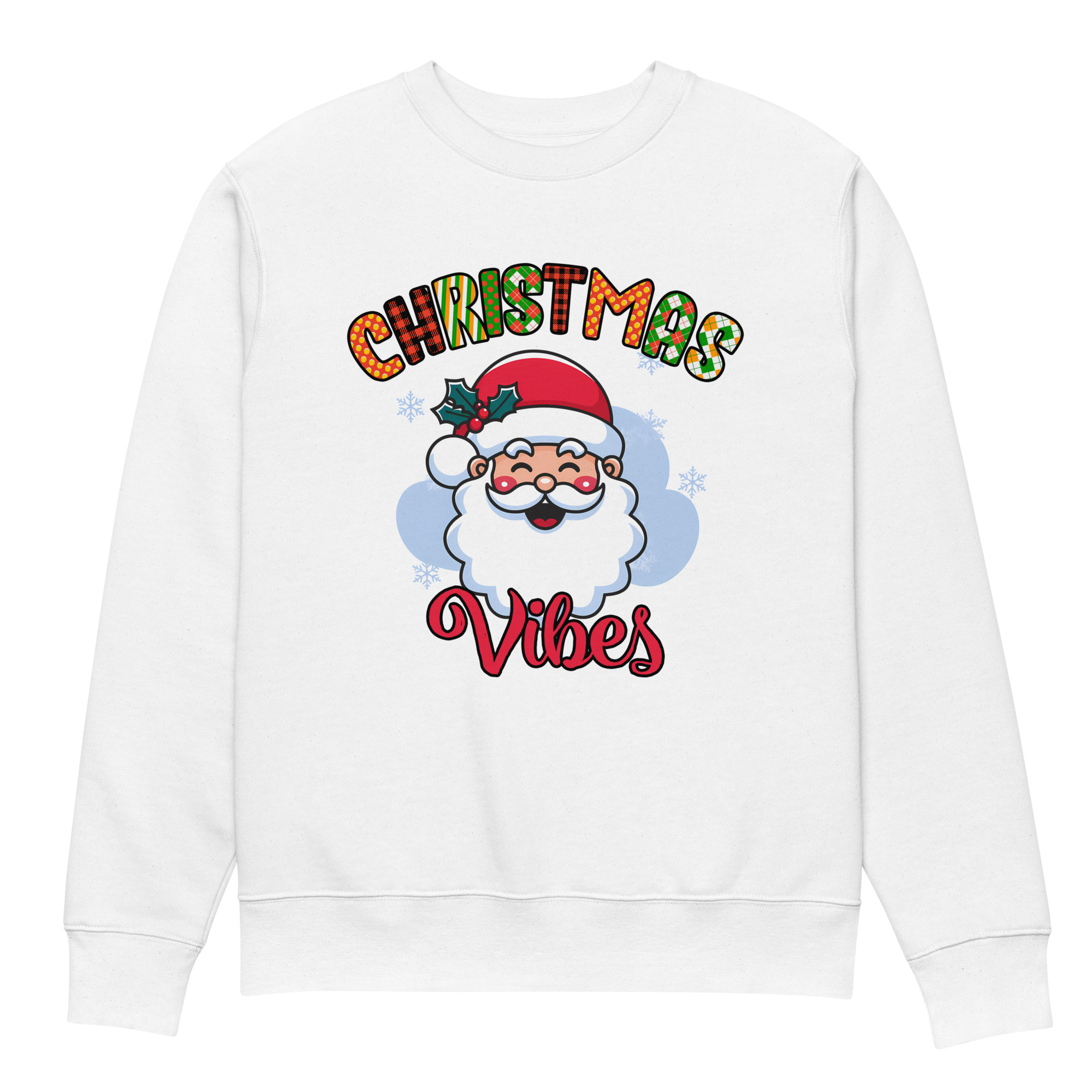 Christmas-Vibes Unisex eco sweatshirt - Image 5
