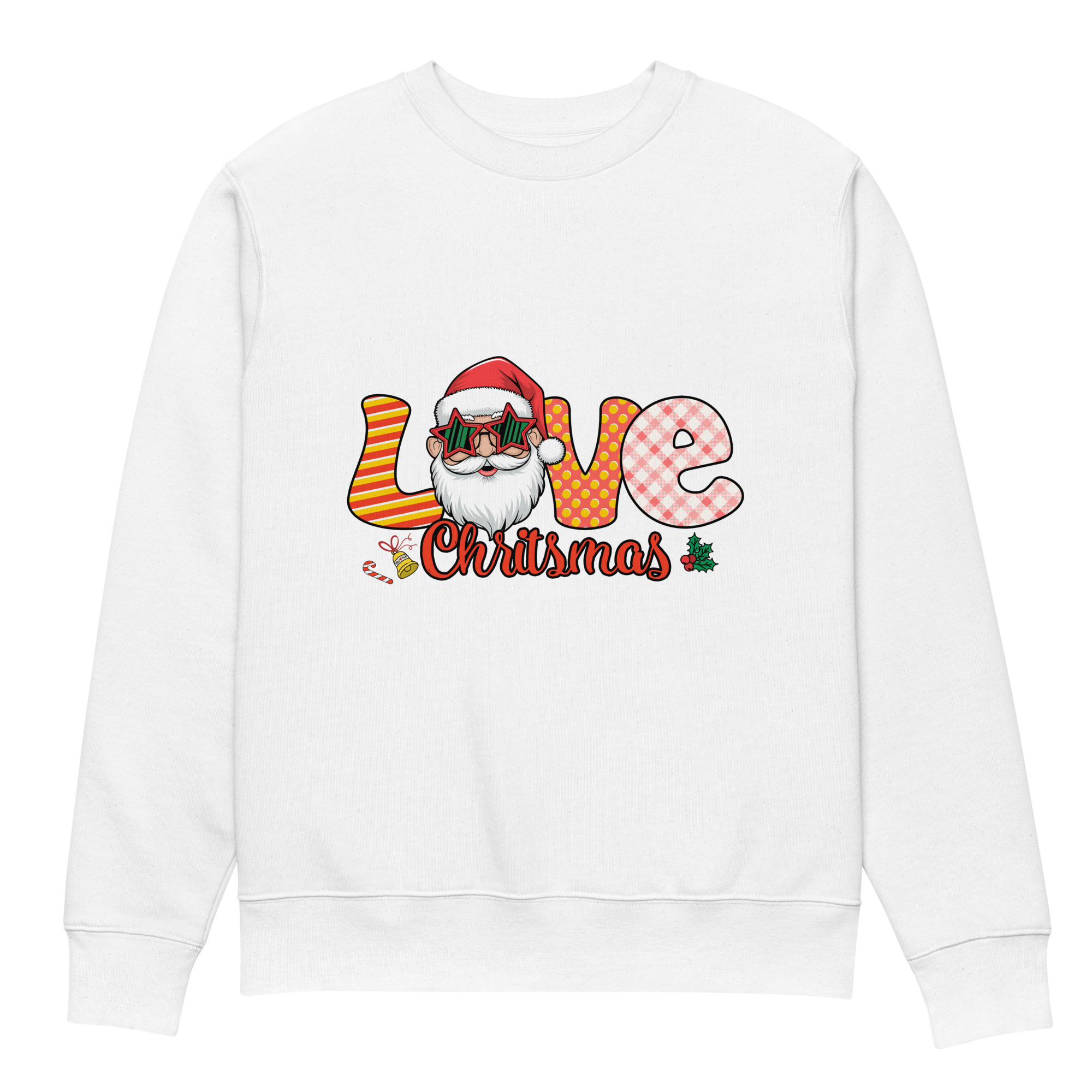 Love Christmas Unisex eco sweatshirt - Image 5