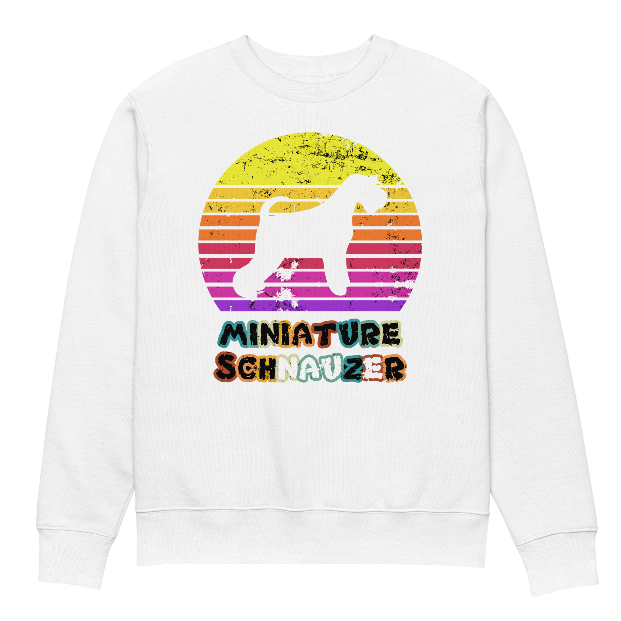 Miniature Schnauzer Unisex Eco Sweatshirt - Image 5